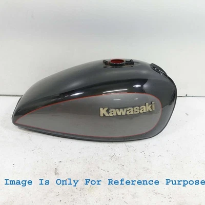 Ajuste para Kawasaki Z1-900 aluminio negro y plata tanque de gasolina 1972-1975 Foto 1 de 4
