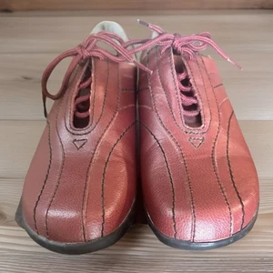 Cherry Red Unbranded Genuine Leather Shoes US Size 8 Oxford Style EU Sz 41 - Picture 1 of 9