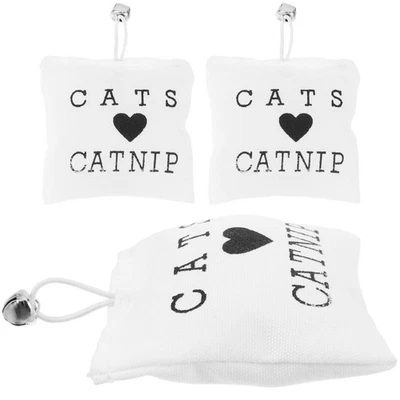  3 Pcs Cat Nip Sack Catnip Toys Pouch Non Refillable Teething Bag - Image 1 of 4