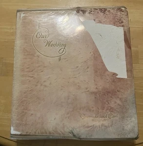 Álbum de fotos de boda 1955 en blanco y negro San Francisco con papeles fotos de 8x10 - Imagen 1 de 21