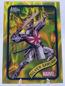 2025 Topps Chrome Marvel #59 Silver Samurai Yellow Lava - Bild 1 von 2