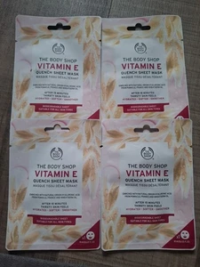 The Body Shop Face Masks Set of 4 Sheet Masks Vitamin E - Picture 1 of 8