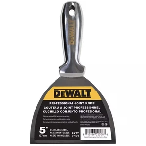 DEWALT 5" Raschietto Coltello Giunto Professionale Acciaio Inox DXTT 2-405 NUOVO - Foto 1 di 10