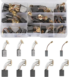 50 Pcs Electric Motor Carbon Brushes for Power Tools, Replacement Carbon Brushes - Picture 1 of 8
