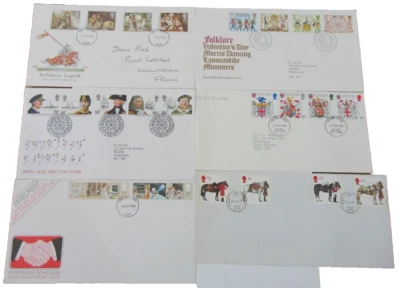 QUEEN ELIZABETH II VARIOUS STAMP COVERS X 6 - PLEASE SEE PHOTOGRAPHS - Image 1 of 4
