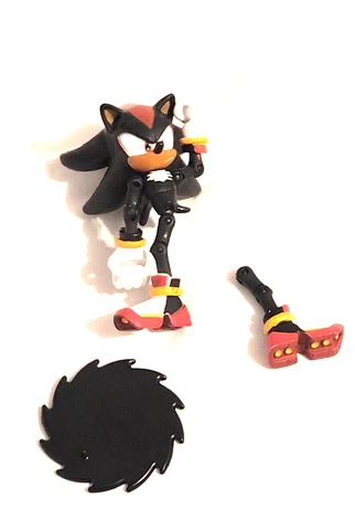 Jazwares Shadow The Hedgehog 3 Inch Posable Figure Sega Damaged Cover