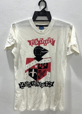CAMISETA PROMOCIONAL CONCIERTO GIRA ROCK PUNK LORD UPMINSTER IAN DURY DE COLECCIÓN 80 Foto 1 de 2