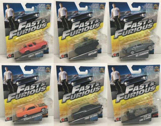 Carrinho die cast hot wheels velozes e furiosos flip car mattel