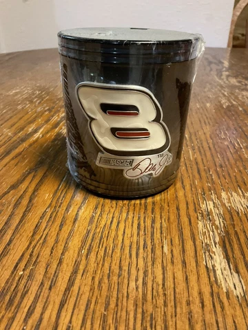 Rare #8 Dale Earnhardt Jr. NASCAR  Black Metal Can Coozie  Can Cooler Fan Cover