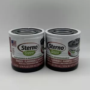 2 packs Sterno GREEN Canned Heat Sustainable Biodegradable 4 ct 6.10oz - Picture 1 of 1