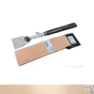 Cincel japonés Motohisa Tsuki Nomi 3 mm con funda de cuero - 310 mm - Imagen 1 de 6