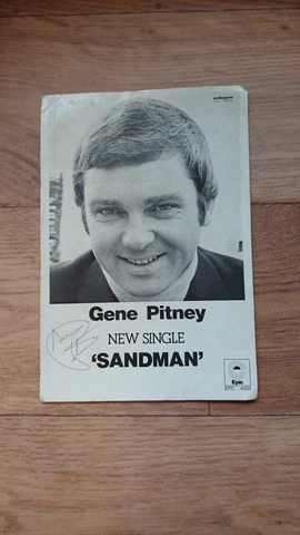 GENE PITNEY. Signature New Single Sandman Epic 4991 Cover