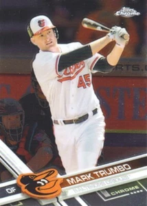 2017 Topps Chrome Baseball #23 Mark Trumbo - Picture 1 of 2