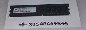 1GB DDR1 PC PC2700R 2700R DDR1-333 333MHZ 184PIN ECC-REG RDIMM 2RX8 64X8 - Picture 1 of 1