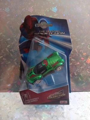 Maisto Spider Man 2012 Marvel Modellino Car Auto  Cast Collection Armored Lizard - Immagine 1 di 2