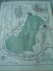 Carte département Plan de la Forête de St Germain en couleur 19ème - Imagen 1 de 1