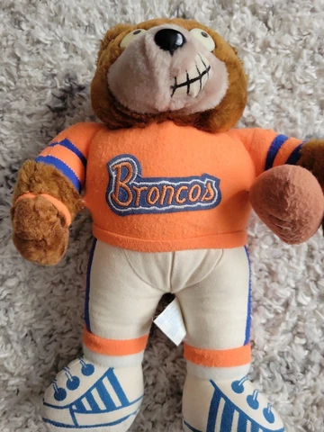 VtG 1992 NFL Denver Broncos Plush  Bear Good Stuff Tag Cover