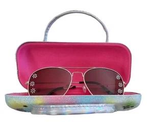 Unicorn Sunglass Case And Flower Sunglasses Girls - Picture 1 of 6