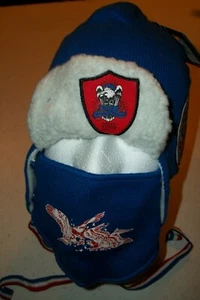 Ed Hardy Snow hat cap Ski Board winter face mask USA Flag American Eagle Xmas  - Picture 1 of 3