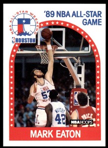 1989-90 HOOPS MARK EATON . UTAH JAZZ #174