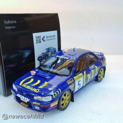 Subaru Impreza 1995 Monte-Carlo No.5 Kyosho 1/18 #08962B - Image 1 of 4