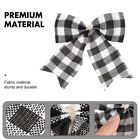  12 Pcs Fabric Bow Decoration Christmas Ribbon Tie Bows for Tree
