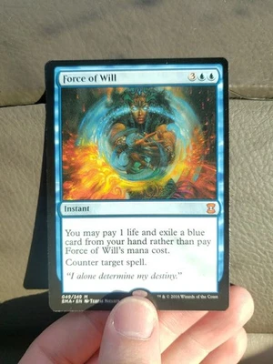 Force of Will Eternal Masters Blue Mythic Rare MTG Card - Image 1 of 2