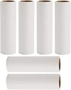 6 rollos de repuesto grandes de rodillo de pelusa de 16 cm, hojas de relleno 360 extra pegajosas  - Imagen 1 de 7