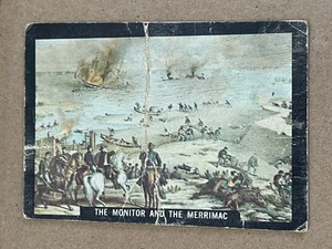 1961 ROSAN - U.S. ARMY IN ACTION - THE MONITOR & THE MERRIMAC - POOR CONDITION - Picture 1 of 2