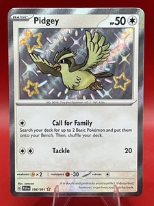 Pidgey 196/091 SV: Paldean Fates Holo - Bild 1 von 2