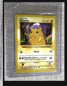 PROMO Pokemon Shadowless PIKACHU E3 Stamp - Base Set - Sealed Red Cheeks - Picture 1 of 2