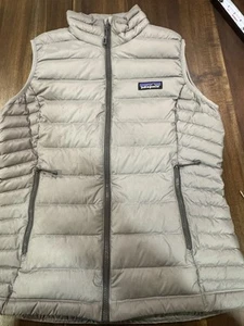Patagonia Down Sweater Puffer Vest Drifter Gray Women's Small S - Picture 1 of 10
