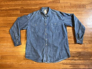 VINTAGE Douglasie Jeanshemd Herren Extra Large Blau - Bild 1 von 11