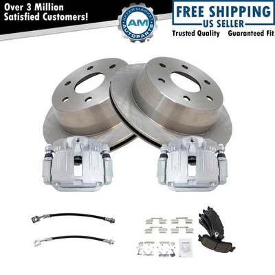 Brake Pad & Rotor Kit Ceramic Fits 2000-2001 Chevrolet Tahoe GMC Yukon - Image 1 of 4