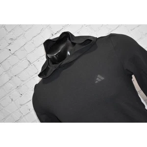 Adidas Gym Pullover Hoodie Shirt Mens Size Small Polyester Spandex Blend New - Picture 1 of 7