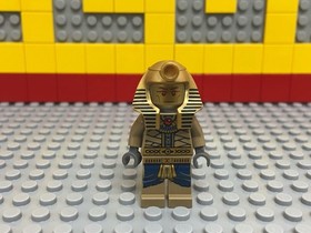 LEGO Pharaoh Quest Minifig Amsetra Ra Pharaoh Mummy 7327 Egypt