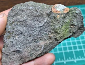 Basalto amigdaloidal colorido de la mina de cobre Keweenaw Peninsula Michigan - Imagen 1 de 9