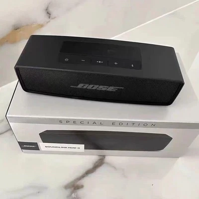 Schwarz Bluetooth Speaker B-ose- Soundlink Mini II Urlaub Party Sound Speakers - Bild 1 von 4