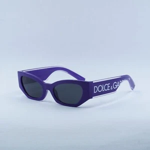 Dolce & Gabbana DX6003 333587 lila/dunkelgrau 48-18-130 Sonnenbrille neu authentisch... - Bild 1 von 6