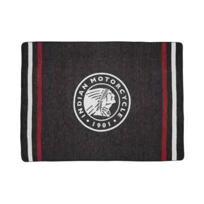 Indian Motorcycle Wool Throw Blanket Black 2862943 Foto 1 de 3