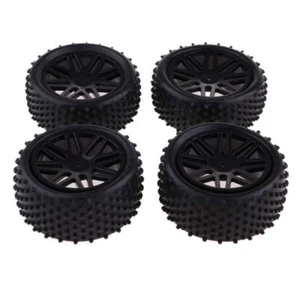 Set/4Pcs 1/10 Wheels Tires For RC Racing Car HSP HPI Axial - Picture 1 of 7