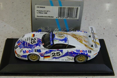 1/43 Minichamps 1996 Porsche 911 LeMans #25 Hans Stuck Boutsen Wollek 430966625  - Image 1 of 4