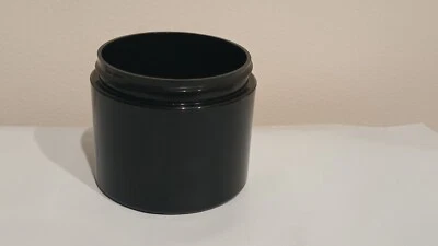 4oz Double Walled Black Jars - Image 1 of 2