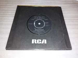 THE MONOS! * SOUND OF YOUR RADIO * 7" SINGLE EXCELLENT 1980 - Picture 1 of 2