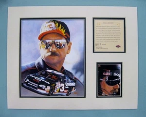 1997 DALE EARNHART SR #3 Nascar 11x14 MATTED Kelly Russell Lithograph Print - Picture 1 of 1
