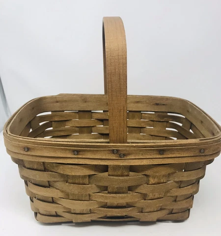 Vintage Longaberger 1984 Spring Basket Fixed Handle Cover
