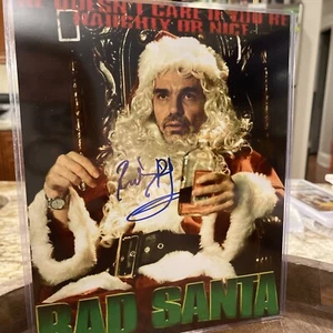 Autograph Billy Bob Thornton BAD SANTA 8 1/4 X 10 1/4 POSTER - Picture 1 of 4