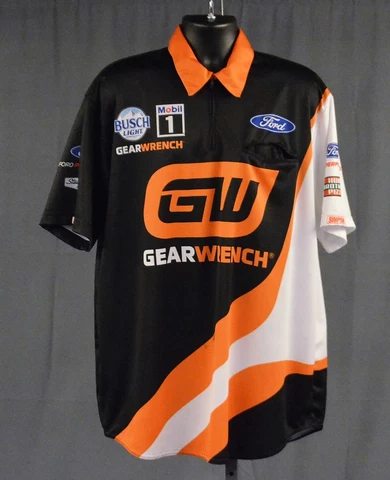 2022 Kevin Harvick Gearwrench Race Used NASCAR Pit Crew Shirt. SIZE XL Cover