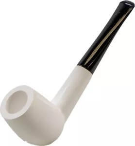 Blocco Sepiolite Fischietto Large Billiard Liscia/Acrilico Bocchino / Maß / 9 MM - Picture 1 of 1
