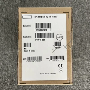 P19915-B21 HPE 1.6TB SAS 12G Mixed Use SFF SC SSD Gen10 P20839-001 P15849-002 - Afbeelding 1 van 8